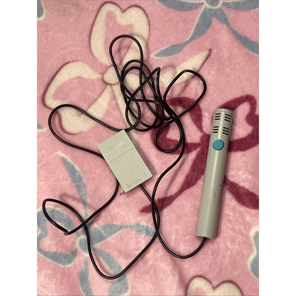 Nintendo Gamecube Microphone OEM DOL-022, Pikachu, Mario Party Games